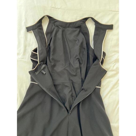 White House Black Market women’s size 10 black fit and flare dress - Picture 3 of 4